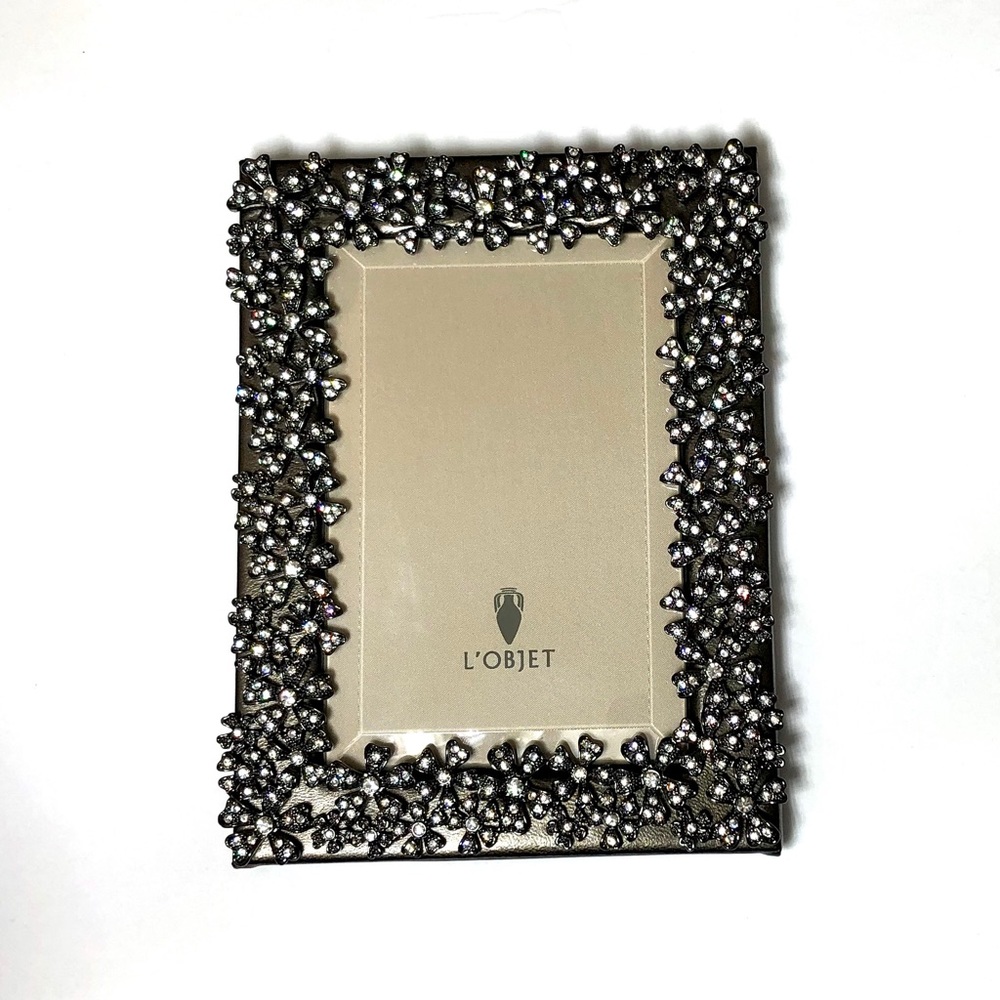 L’Objet Noir Platinum-Plated Garland Frame